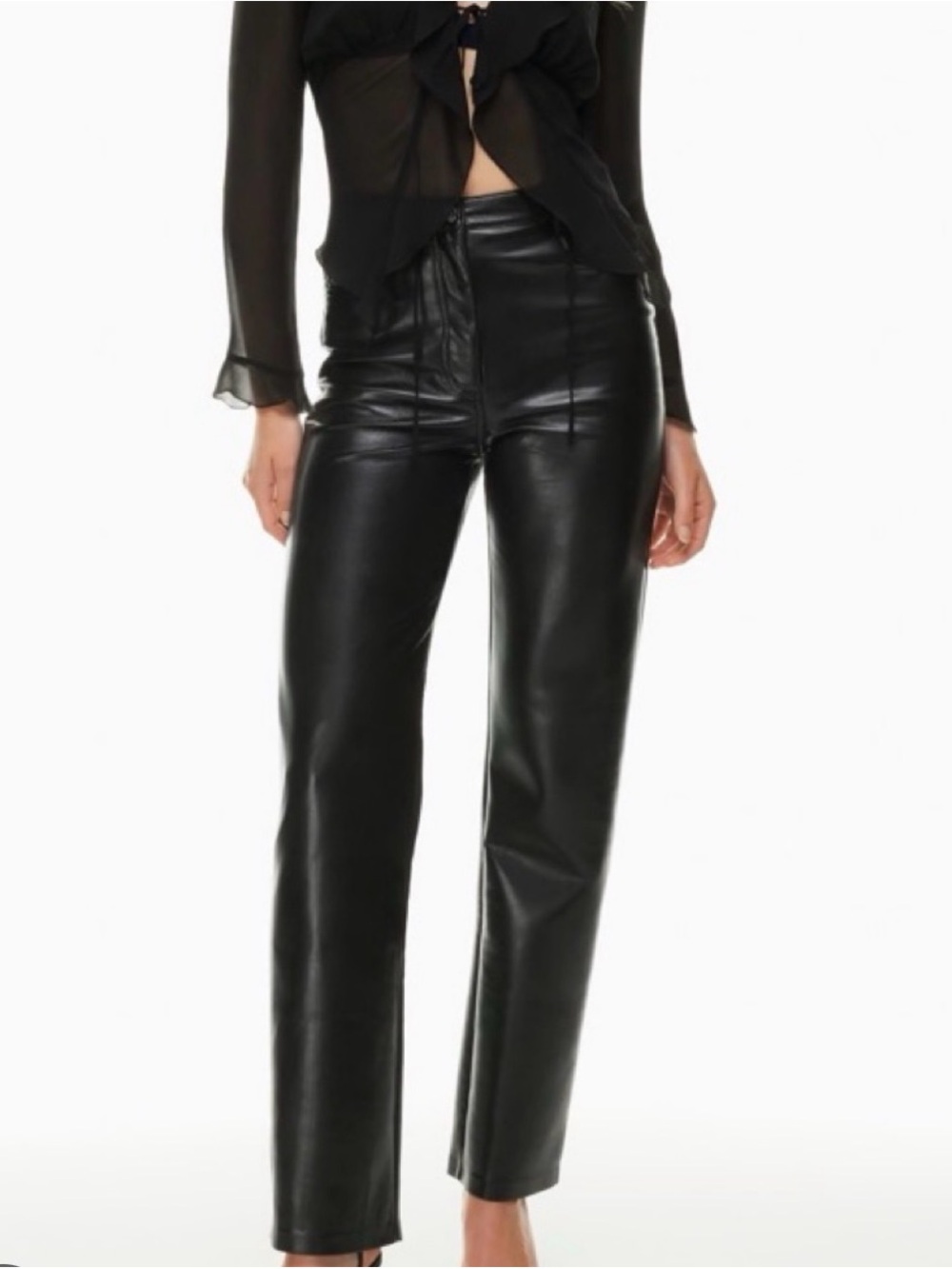 Aritzia Wilfrid leather pants